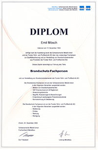 Brandschutz Diplom E. Mösch - forster